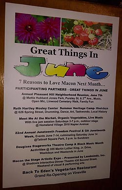 June 2014 Offerings in Macon