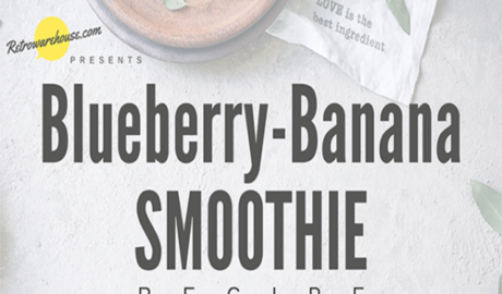 “True Blue” Blueberry-Banana Smoothie