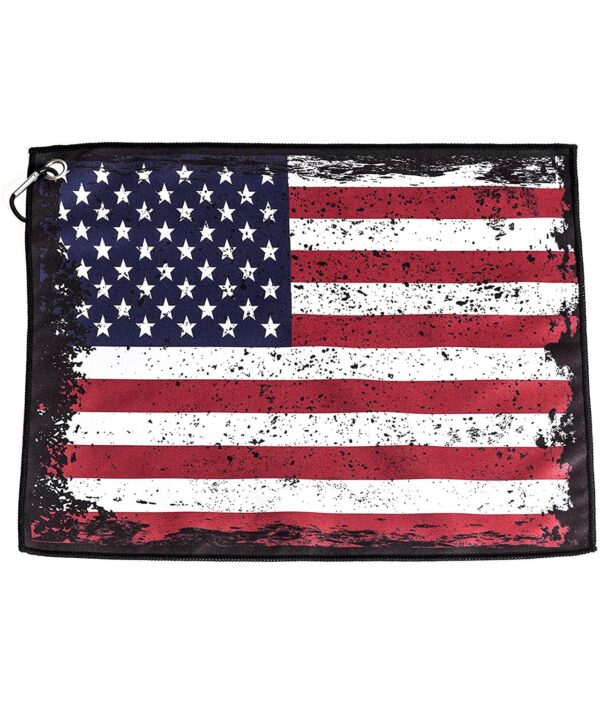 USA Flag Disc Golf Towel